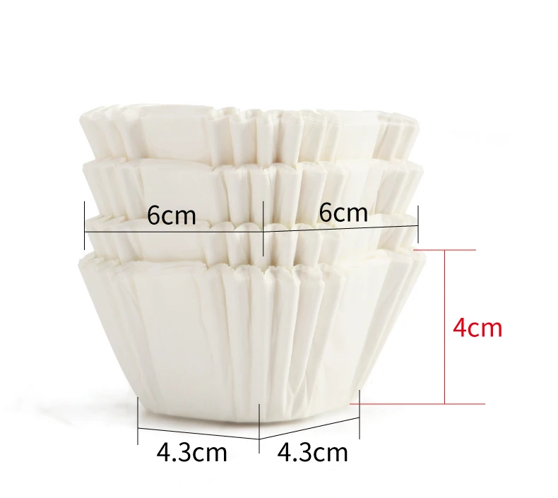 100-Pack Colorful Cupcake Liners - Standard Size, Greaseproof & Non-Stick, 4 Colors, Oven & Microwave Safe