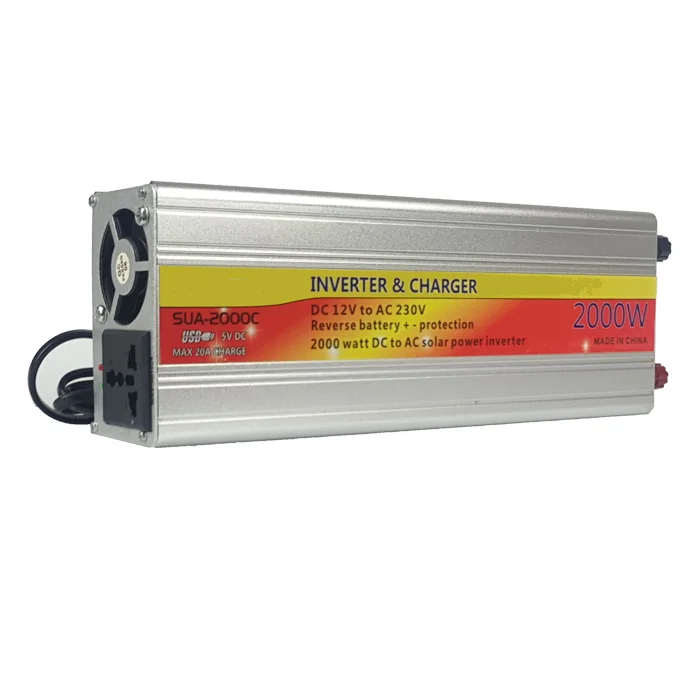 High quality 2000W inverter with 20A charger Built-in charger inverter