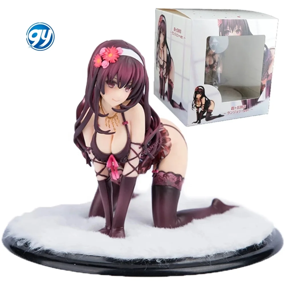 セクシーキャラクターフィギュアセット 一騎当千XX ランジェリー 呂蒙 セクシーブラックVer. 完成品フィギュア