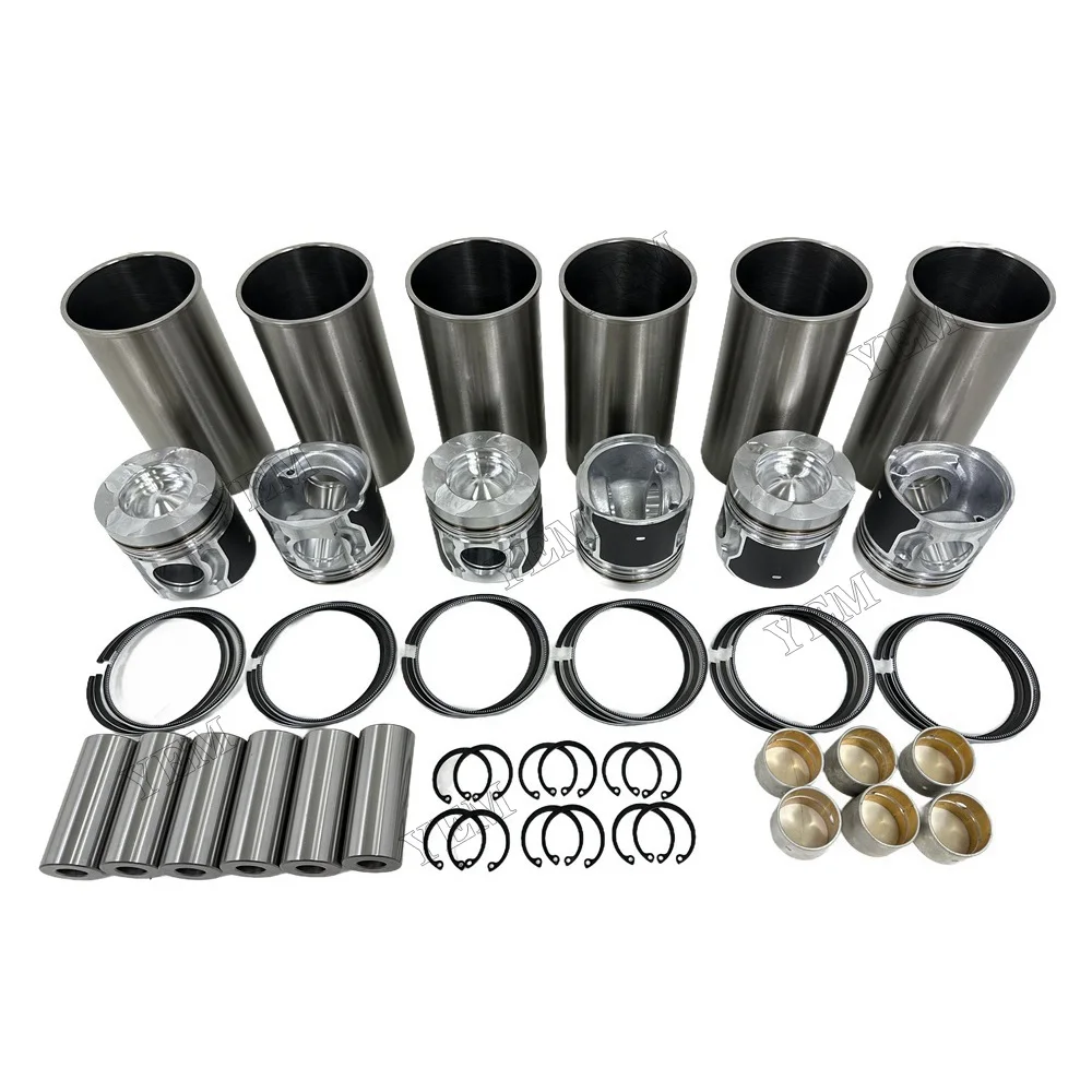 Cylinder Liner Kit Suitable for Doosan / for Develon DL08 Industrial Engine Parts 4