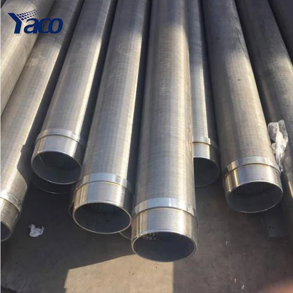 Stainless Steel 304 316 Johnson Water Well Casing Screen Mesh Pipe Filter Wedge Wire Screen Strainer Filter Mesh Screen