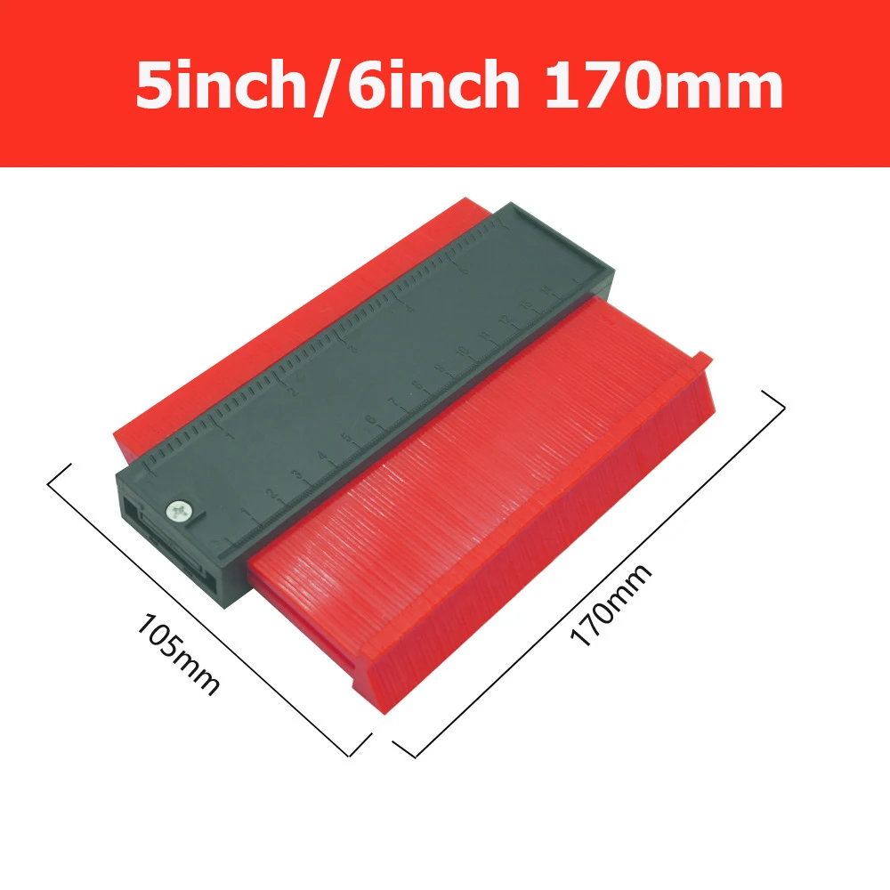 Woodworking Tool Industrial & DIY OEM ABS Plastic Contour Gauge with 0-50cm Range for Shape Marking