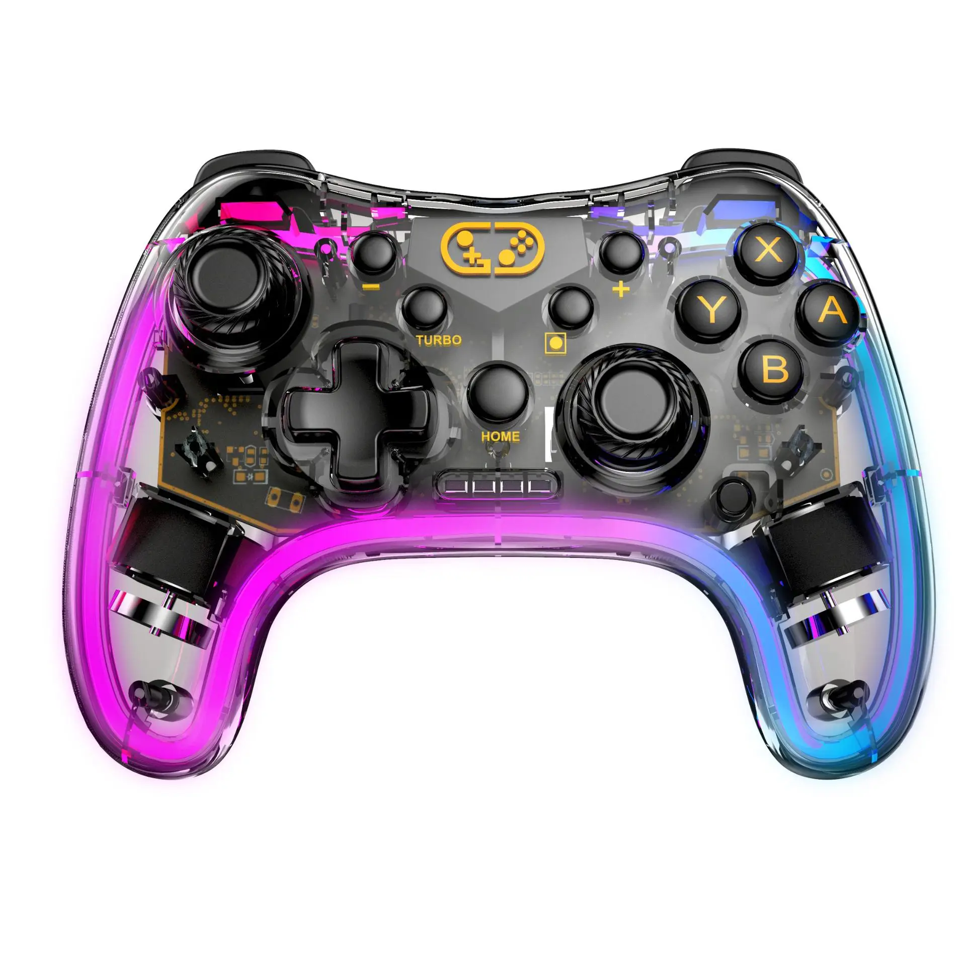 STK-7039 Wireless Joypad Controller with RGB Light for Nintendo 