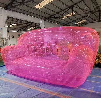 Hot Selling Thick PVC Portable Sofa bed Inflatable Decoration Custom PVC Durable Inflatable Sofa for Sales