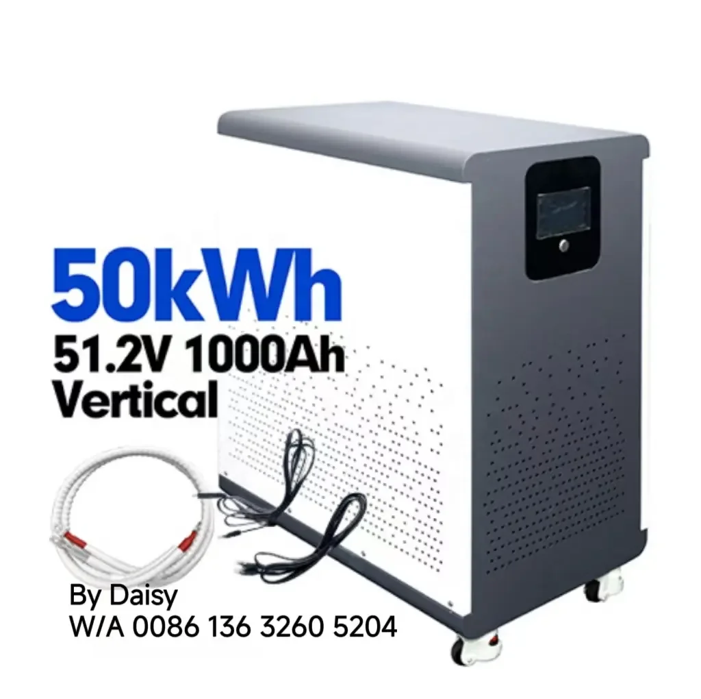 Houston 50KWh LiFePO4 Battery Pack - 51.2V, 8000 Cycles, Ideal for