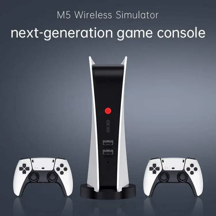 Newest Retro 64G 128G Wireless Video TV Game Console 4K HD Game TV Dongle  With Gamepad Built-in 3500/10000 Games for PS1/SFC/FC