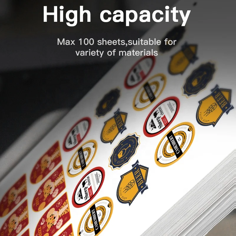 2025 New Automatic Label Sticker Die Cutting Machine With Sheet Cutter Contour Function Servo Motor Driven Dual Heads Crease