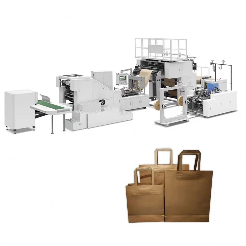 Fully Automatic Machine For Making Paper Bags /paper Bag Making Machine  Price - Machine Centre - AliExpress