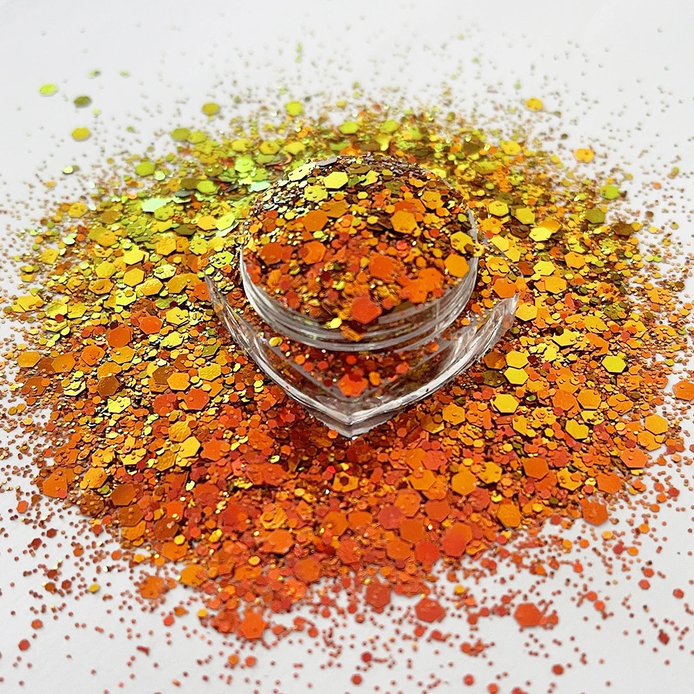 Mix Chunky Bulk Color Shifting Chameleon Glitter Shaker Bottle Plastic 1Kg Glitter