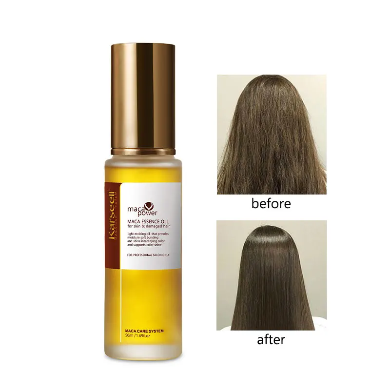 Karseell Maca Oil Private Label Scapl Care Argan Oil Vitamin Essence Promote  Hair Oil Hair Growth Nourishes