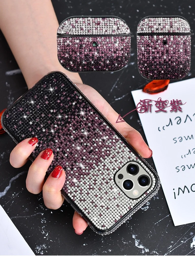Diamond Design Phone case for iphone 16 15 12 Pro Max Rhinestone Flicker Luxury Phone Cover 14 Plus DESIGNERS Phone Bags