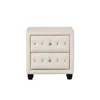 Cream + Wood + Upholstered