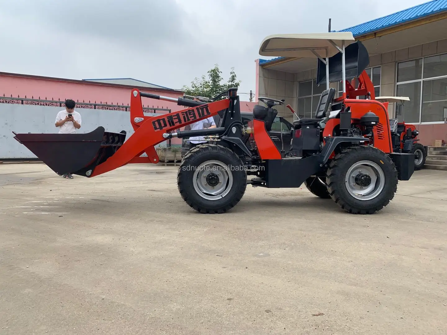 High Quality New Design 4 WD Mini Loader Electric or diesel Engine China Loader  Price for Sale