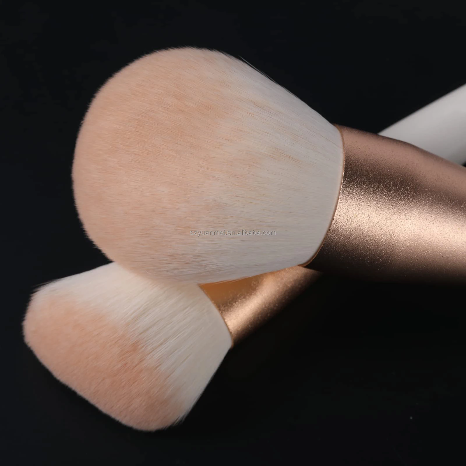 Gracedo Custom 12pcs Makeup Brush Set Natural Hair Goat Hair Gold Tube