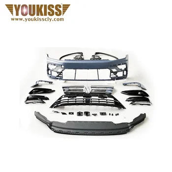 For Volkswagen Tiguan Change R-line Front And Rear Bumpers Body Kit ...