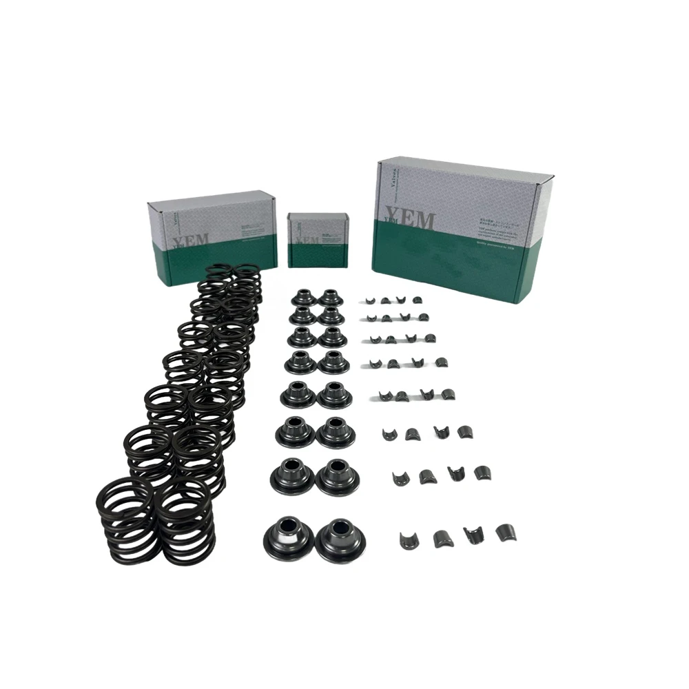 For Kubota V6108 Valve Spring Kit Spring Seat & Retainer High Performance Engine Parts