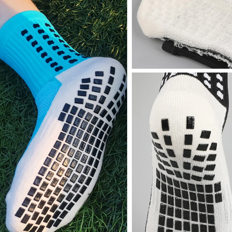 Custom Sports Non Slip Soccer Knitting Anti Slip Breathable Grip Football Socks Buy Football