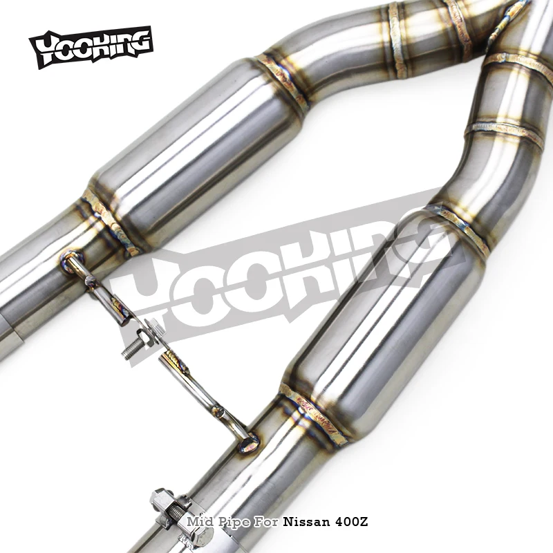 YK Midpipe Exhaust for Nissan 400Z 3.0T 2021-2024 Stainless Steel