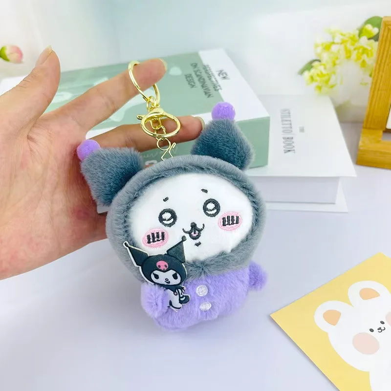 うさぎ ぬいぐるみキーホルダーちいかわ ちいかわ うさぎ ぬいぐるみ キーホルダー クリエイティブ ジイカワ