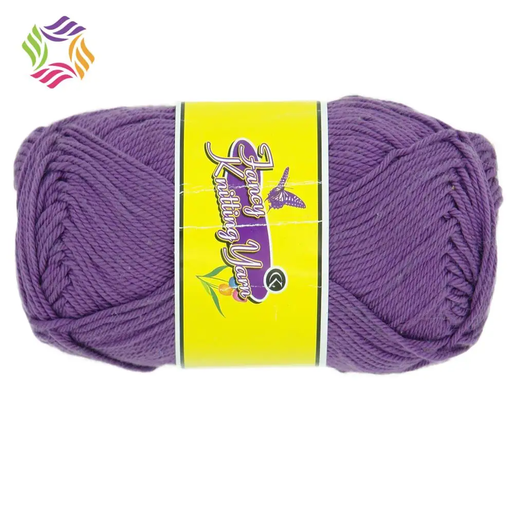 Charmkey 100% Mercerised Cotton Cotton Knitting Yarn for Wholesale