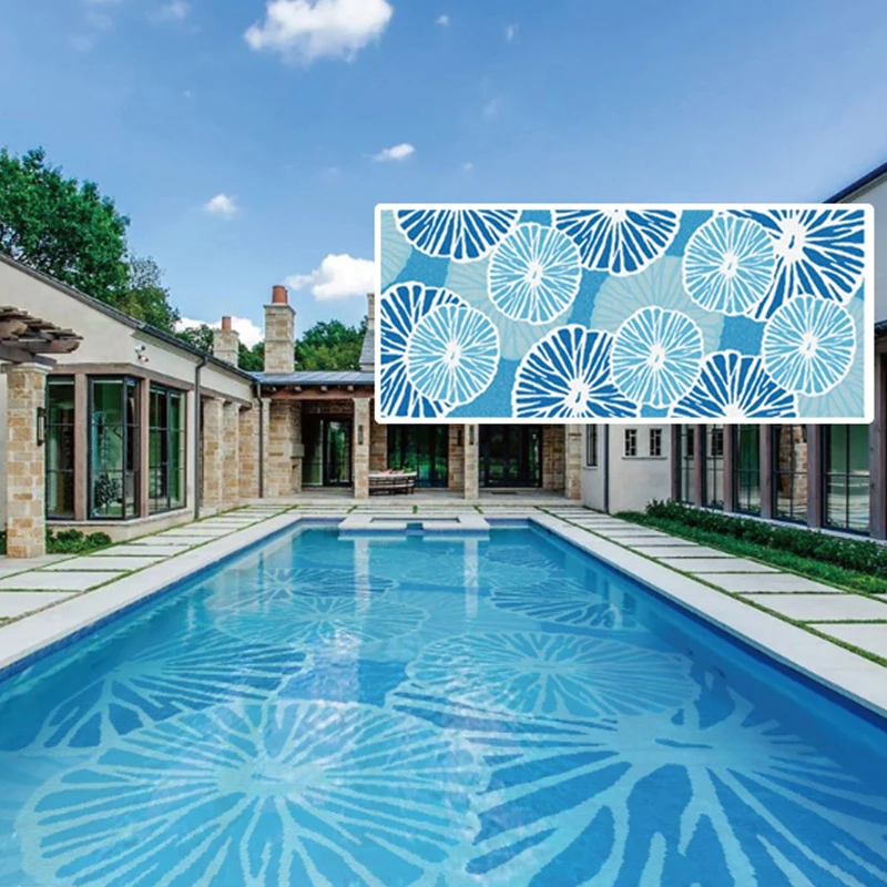 Wholesale Ceramic Swimming Pool Mosaic Tile Chinese Design Style Glass Mosaic Tile for Pools Graphic Design Solution Capability