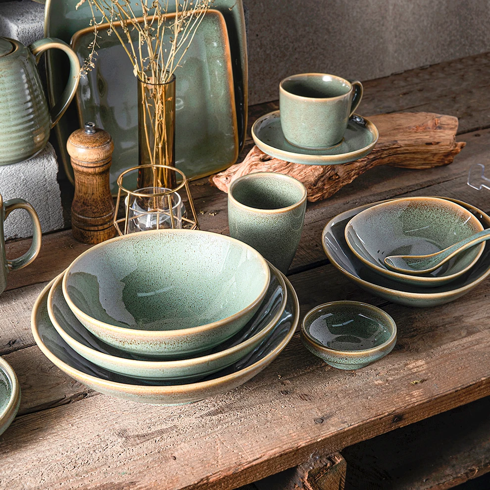 Jiujiuju Vajillas De Porcelana Nordic Dinnerware Sets