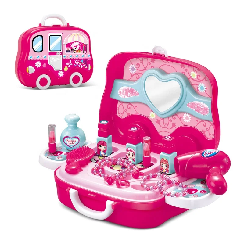 Suitcase Makeup Toy Girls, Girl Toys Beauty Suitcase