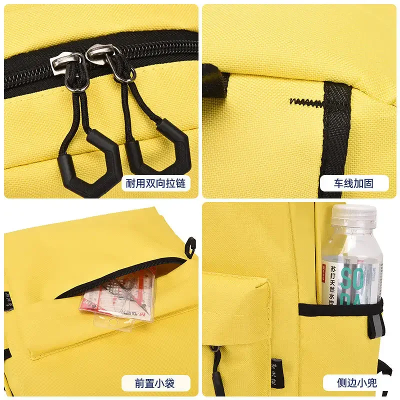 Customized Logo Size School Backpack Schoolboy Schoolgirls Book Backpack 300d Polyester School Bags