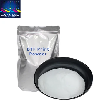 Saven factory price DTF Adhesive  White  heat transfer Hot Melt Powder