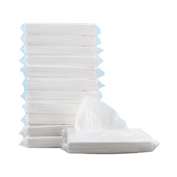 Carstuus 12-Pack 360 Soft Disposable Face Towels 3 Ply Travel Size Facial Tissues Box Tissue Comfortable Purse Tissue Refill