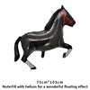 Floating Black Horse