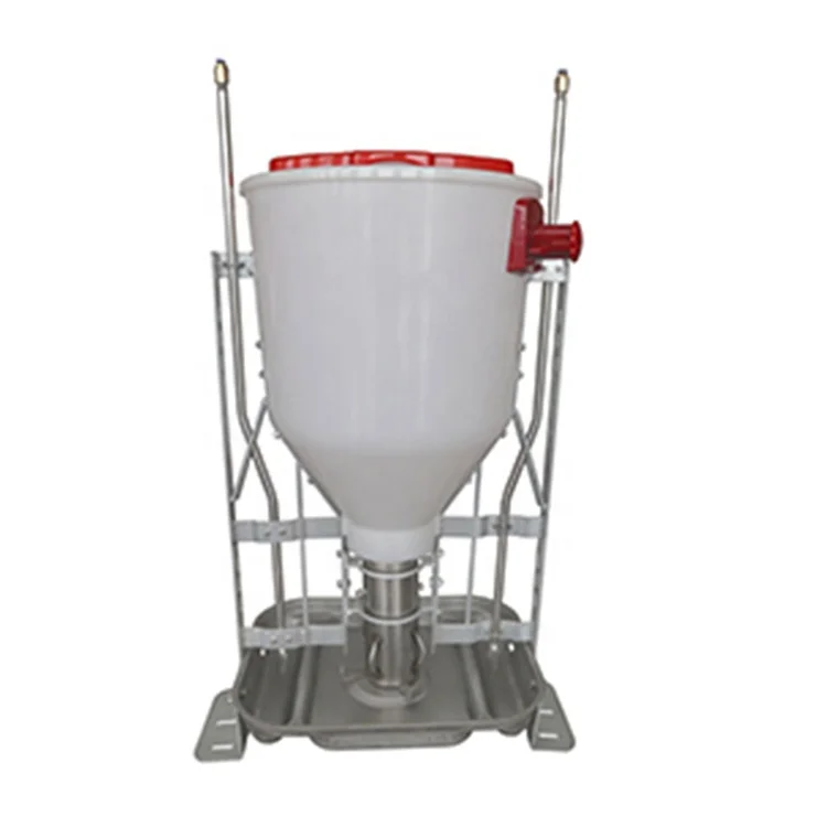 High Quality Customized 100L Pig Feeder Plastic Automatic Dry Wet Hog Feeders for Piggery Farm Equipment