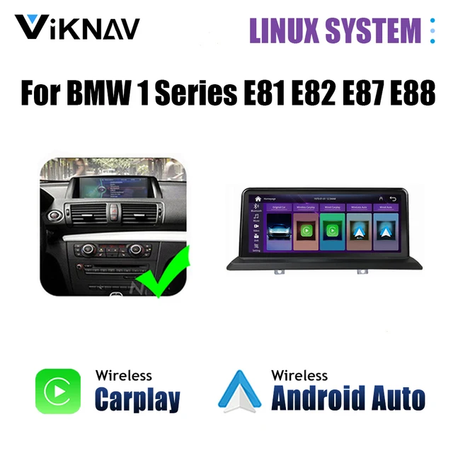 9" Android 13 2Din Für BMW 1er E81 E82 E87 E88 Autoradio GPS Navi WiFi