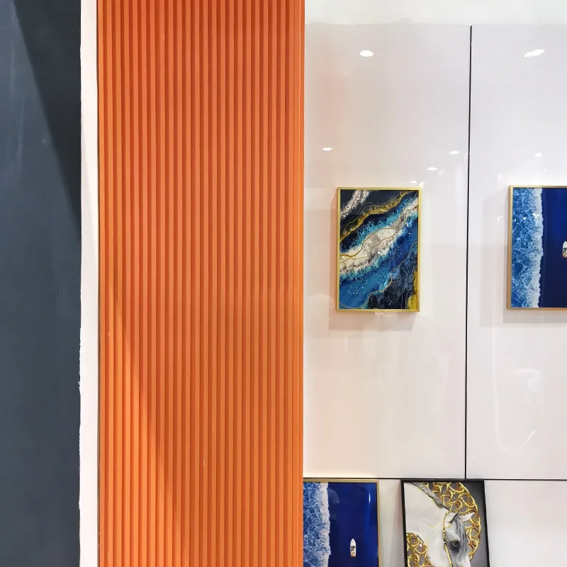 Timber Tube Wall Cladding Solid Matte Decorative Screen Interior Rigid Core Indoor Outdoor WPC Panel Board