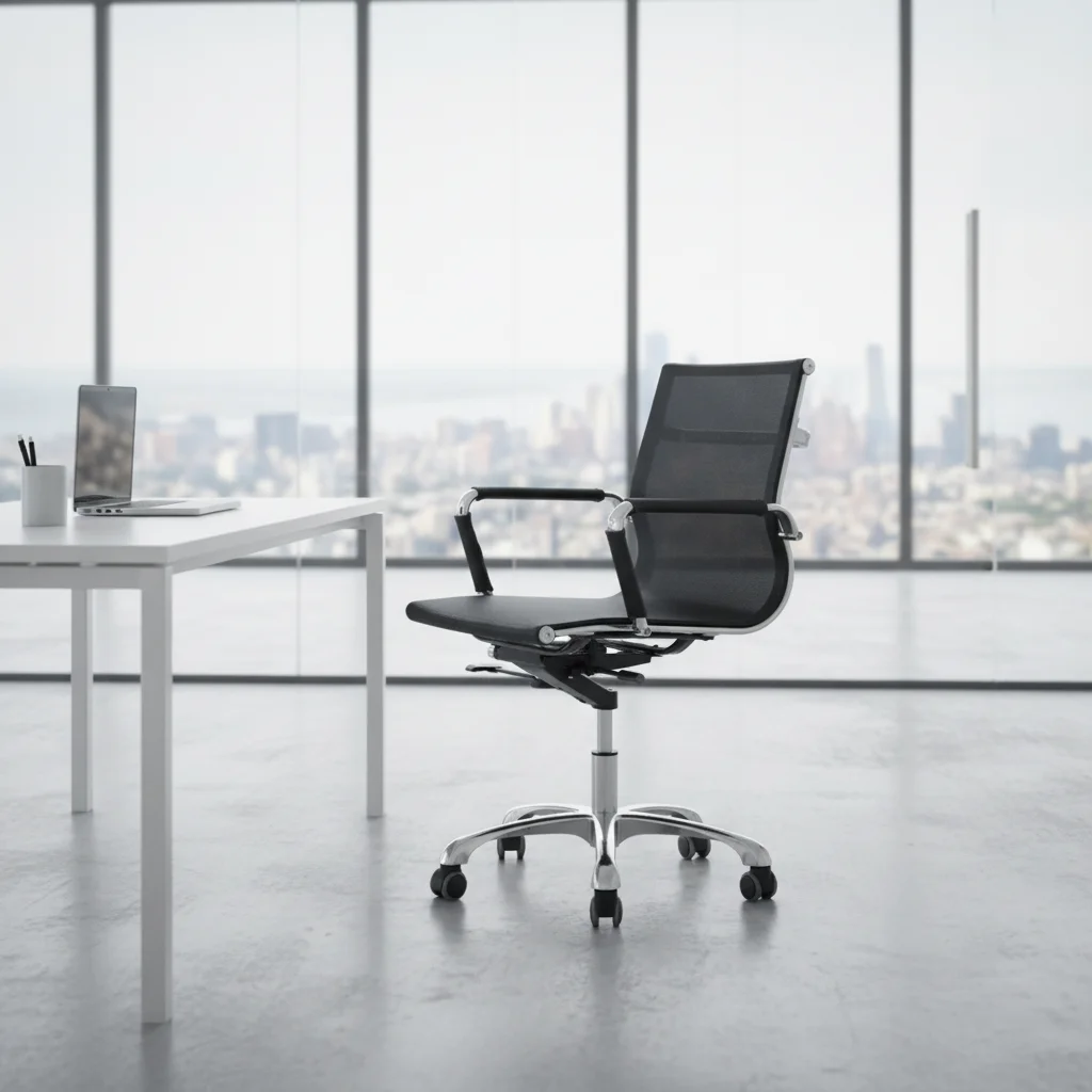Modern Design Ergonomic Leather Executive Swivel Office Chair with Adjustable Height 2