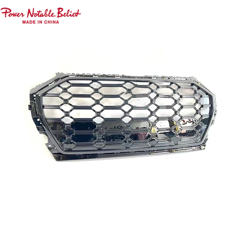 Audi Q5 SQ5 B9.5 2022 2023 2024 2025用 クロームブラック ハニカム