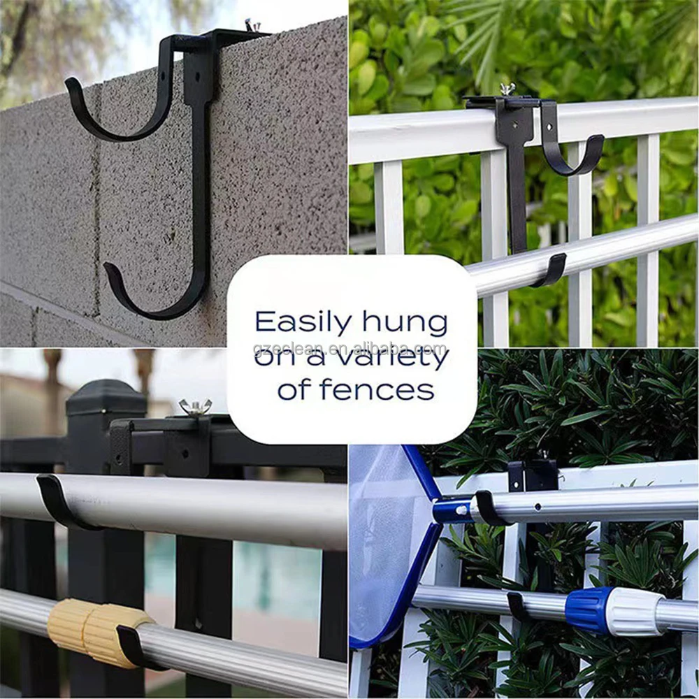 Adjustable Aluminum Pool Pole Hanger/hook Use To Hang Pool Accessories