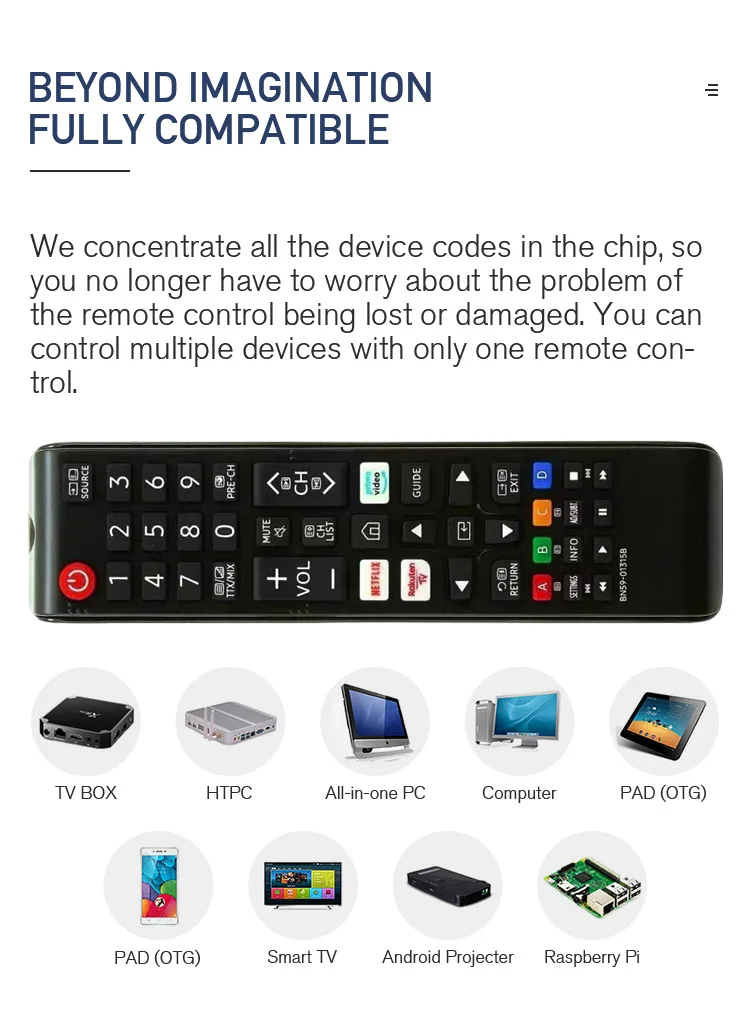 English Version Remote Control Bn5901315b For Sam Sung Lcd Tv