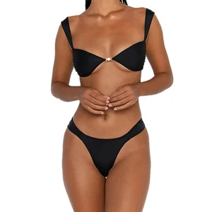 Custom Womens Designer Luxury Maillot De Bain Bikinis Beachwear String Bikini Set Manufacturers