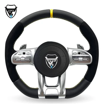 For Mercedes Benz A GLA B GLB C GLC E GLE CLS 2019-2023 custom sports model handle steering wheel modification ZC-809-P52-F