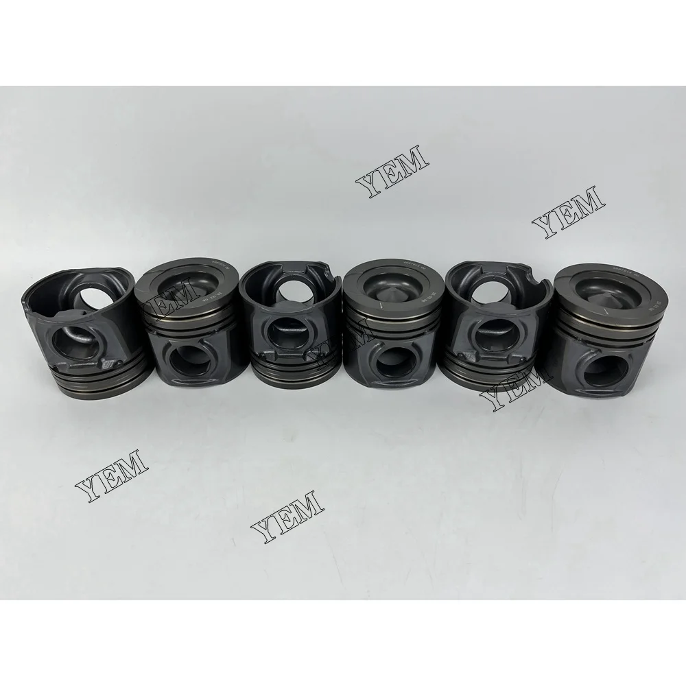 6746-31-2110 Piston for 6D114 Fit for Komatsu Repair Kit High Performance Engine Parts