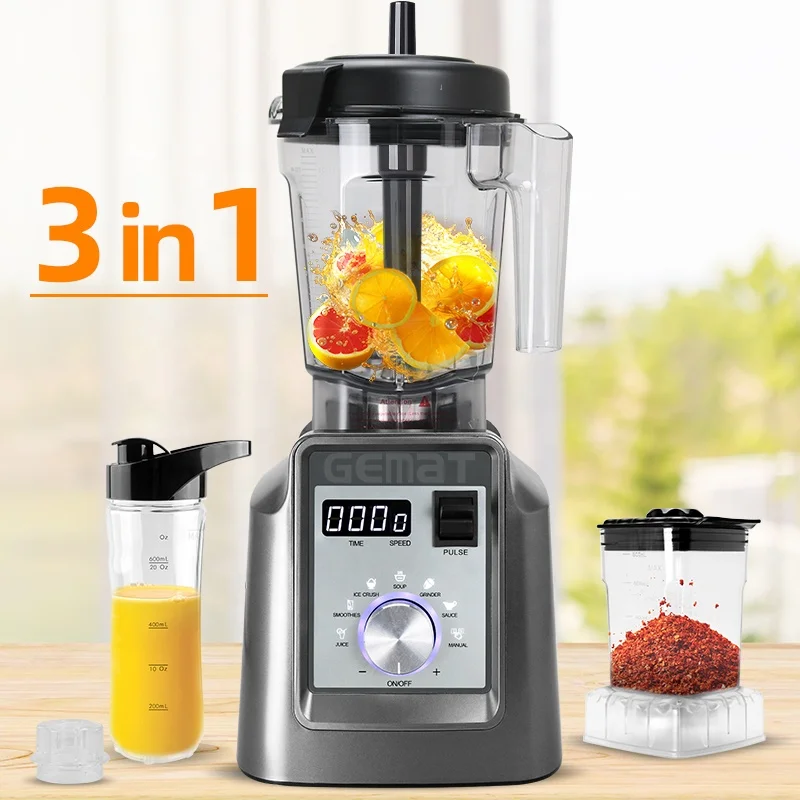 3 in 1 Blender Food Processor and Juicer Heavy Duty German Chopper and Blender Best Juice Kitchen Plastic Material Blender