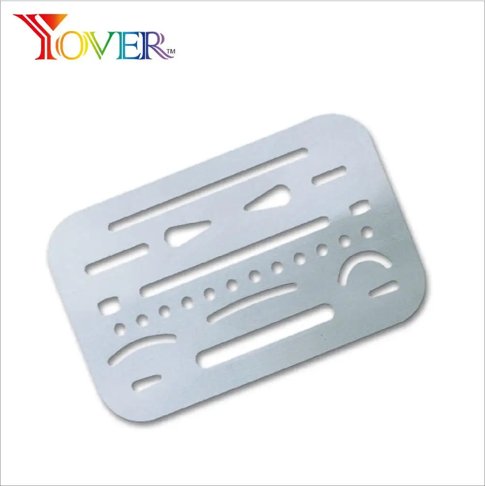 Art Accessory 26 Holes Metal Tool Erasing Shield