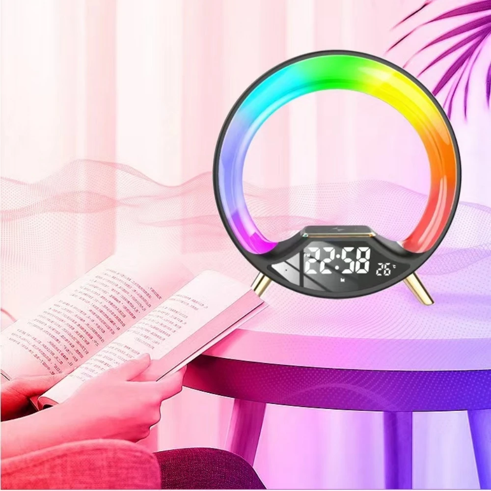 Smart Light Sound Machine Charger Sunrise Alarm Clock Wake up Light with Touch Control