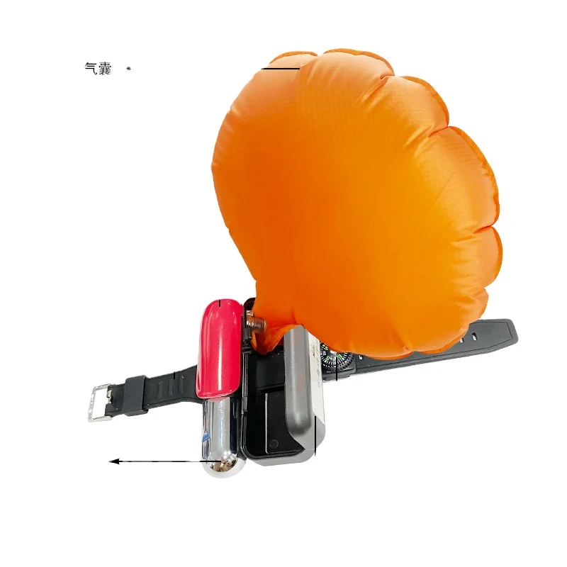 Wearable inflatable life buoy self rescue