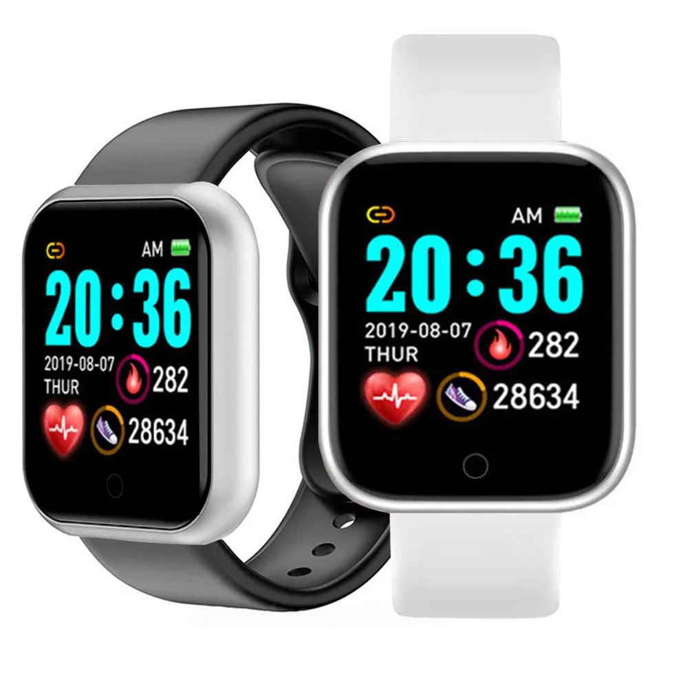 
Y68 Smart Watch Fitness Bracelet activity tracker heart rate monitor blood pressure Bluetooth watch reloj inteligente montre 