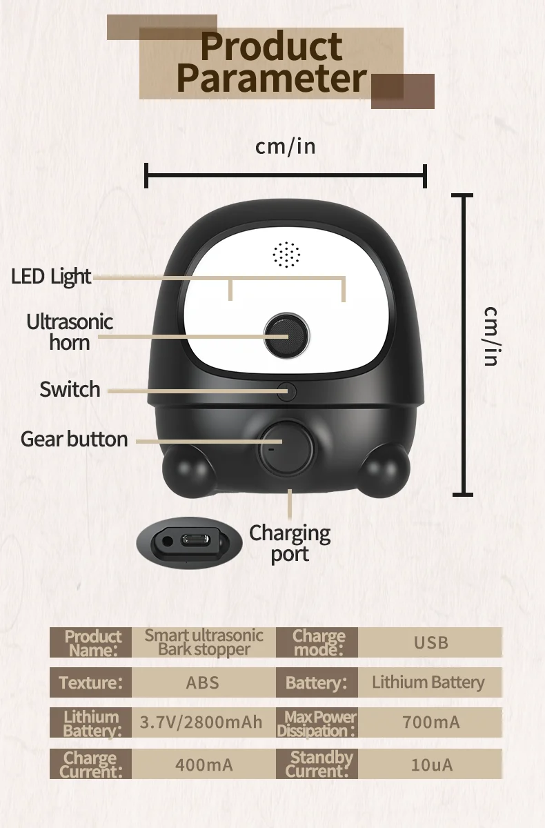 New Arrival Whosale OEM OEM Upgraded Bark Deterrent Outdoor Indoor Ultrasonic Dog Repeller Anti Bark Barking Control Device manufacture