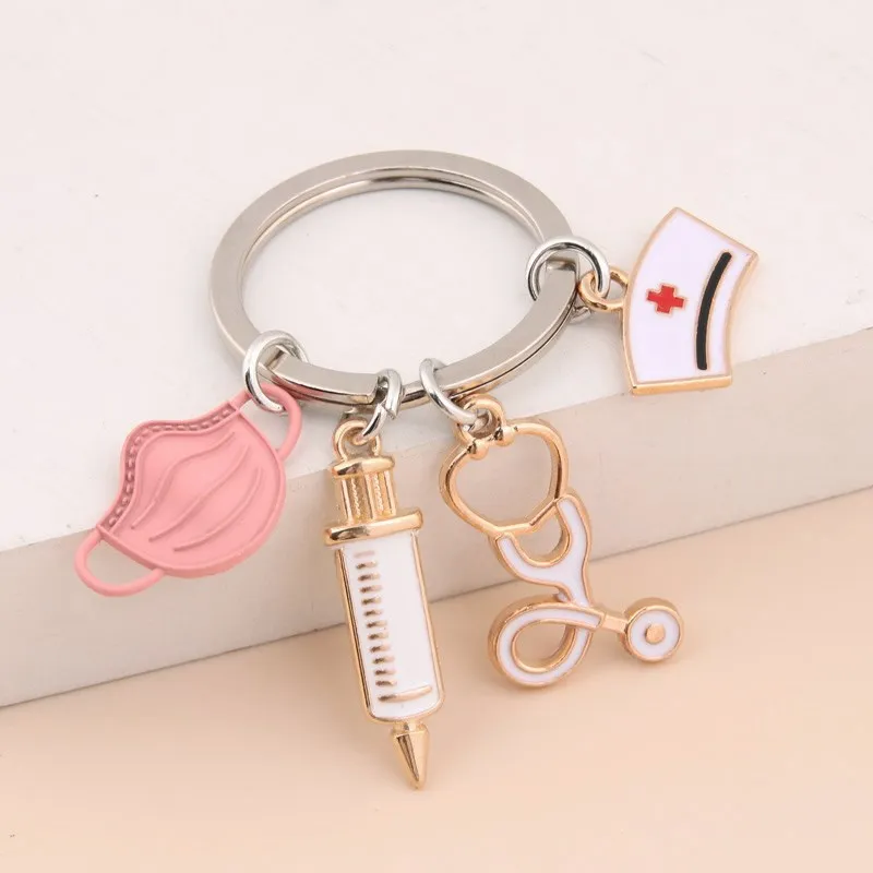 New Doctor Key Chain Medical Tool Key Chain Heartbeat Stethoscope ...