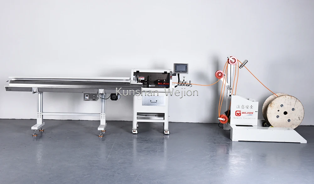 Wj4140 Automatic Electric Wire Cable Pay Off Machine Wire Prefeeder ...
