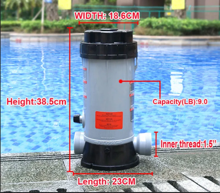 Factory Wholesale Swimming Pool Automatic Chlorine Dispenser Feeder